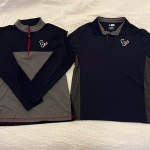 Texans pullover & Collard Shirt - Texans